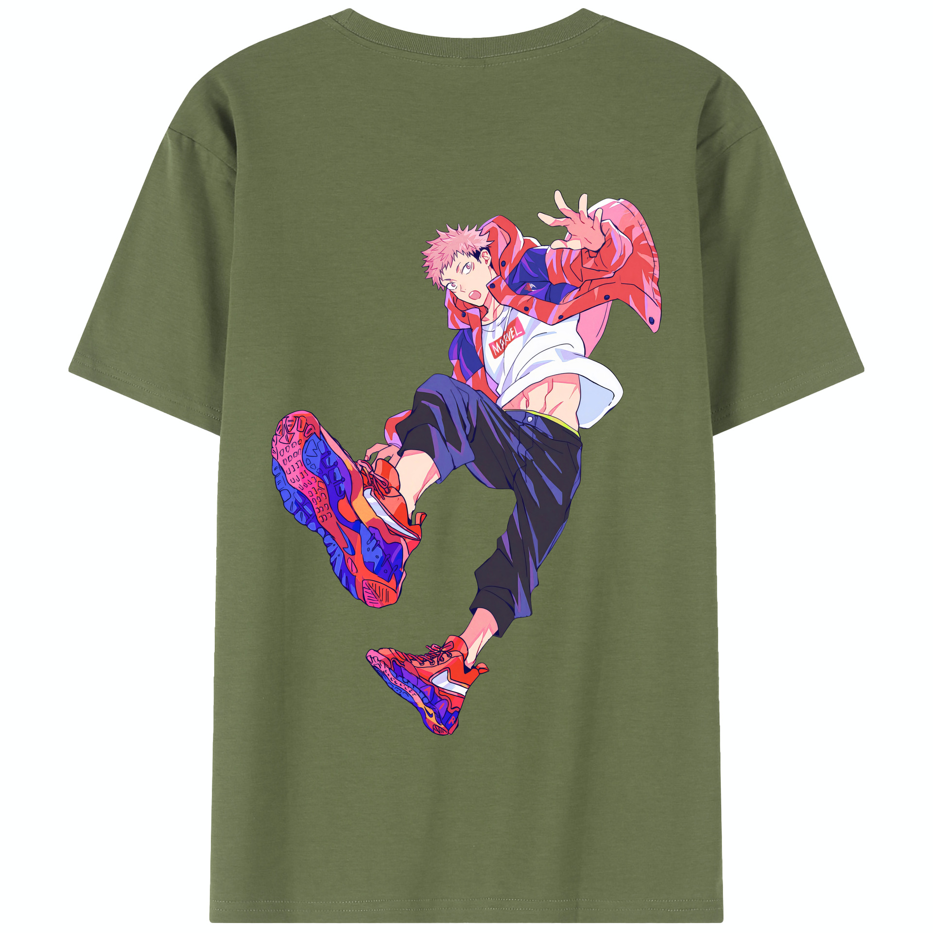 （画像用） 呪術廻戦 Jujutsu Kaisen 綿100％半袖Tシャツ（背面プリント）